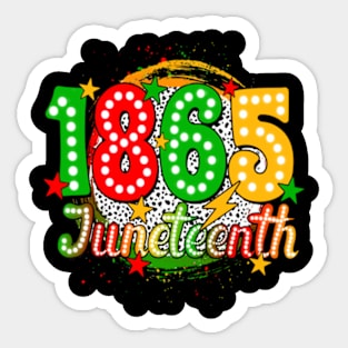 Juneteenth 1865 Culture Excellence Respect Ancestors African Sticker